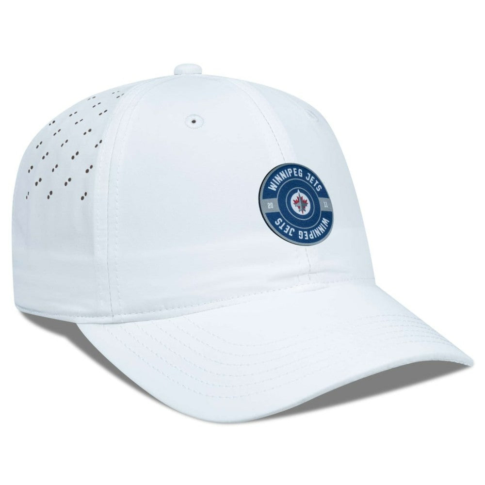 Winnipeg Jets Levelwear Women's Haven Adjustable Hat White