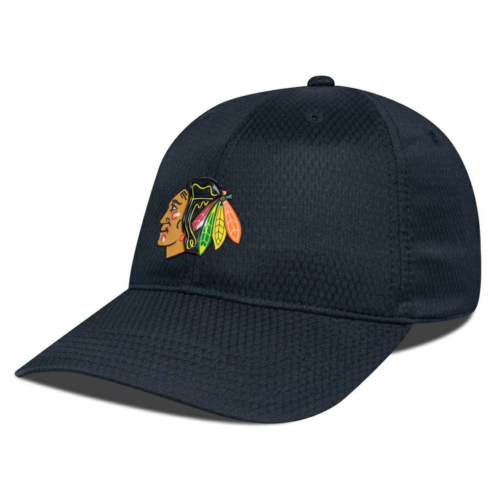 Chicago Blackhawks Levelwear Matrix Adjustable Hat Black