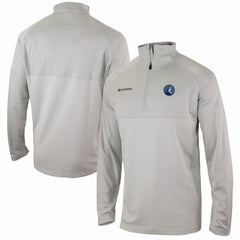 Minnesota Timberwolves Omni-Wick Rockin' It Quarter-Zip Pullover Top - Heather Gray | Columbia for sale
