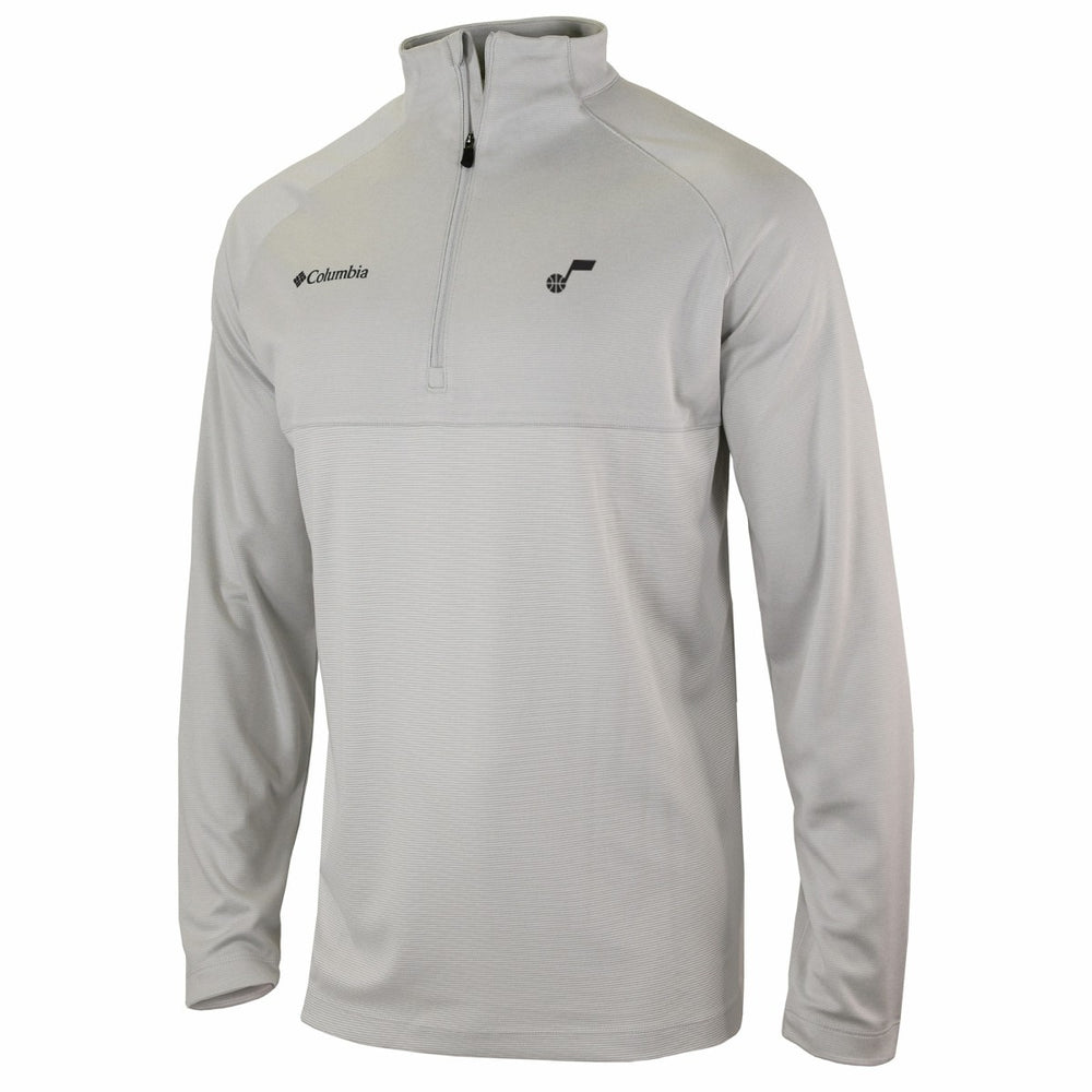 Utah Jazz Omni-Wick Rockin' It Quarter-Zip Pullover Top - Heather Gray | Columbia cheap