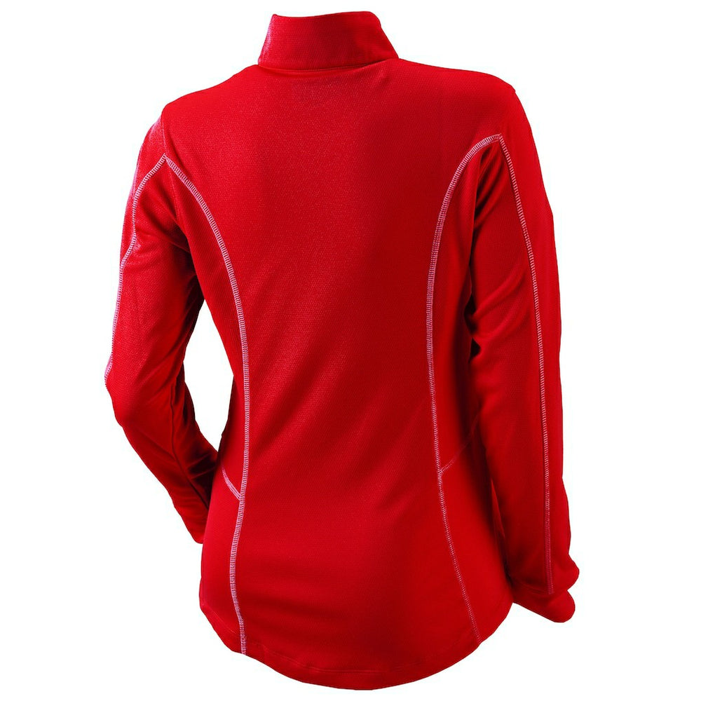 Atlanta Hawks Women's Omni-Wick Shotgun Quarter-Zip Pullover Top - Red | Columbia shop
