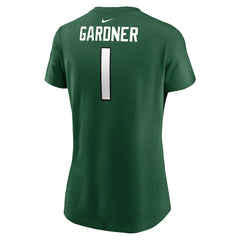 Sauce Gardner New York Jets Women's Player Name & Number T-Shirt - Green | Nike outlet