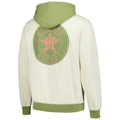 Houston Astros Color Pop Pullover Hoodie - Cream/Green | New Era