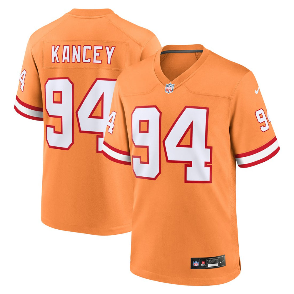 Calijah Kancey Tampa Bay Buccaneers Alternate Game Jersey - Orange | Nike for sale