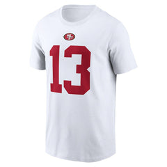 Brock Purdy San Francisco 49ers Player Name & Number T-Shirt - White | Nike on sale