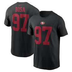 Nick Bosa San Francisco 49ers Player Name & Number T-Shirt - Black | Nike discount