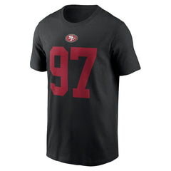 Nick Bosa San Francisco 49ers Player Name & Number T-Shirt - Black | Nike discount