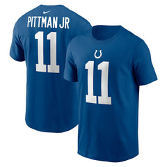 Michael Pittman Jr. Indianapolis Colts Player Name & Number T-Shirt - Royal | Nike sale