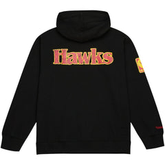 Atlanta Hawks Hardwood Classics OG 2.0 Pullover Hoodie - Black | Mitchell & Ness cheap