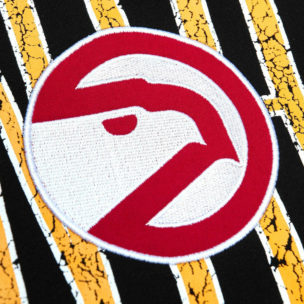 Atlanta Hawks Hardwood Classics OG 2.0 Pullover Hoodie - Black | Mitchell & Ness cheap