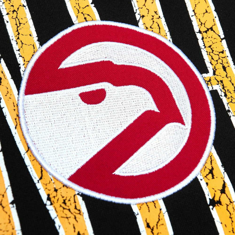 Atlanta Hawks Hardwood Classics OG 2.0 Pullover Hoodie - Black | Mitchell & Ness cheap