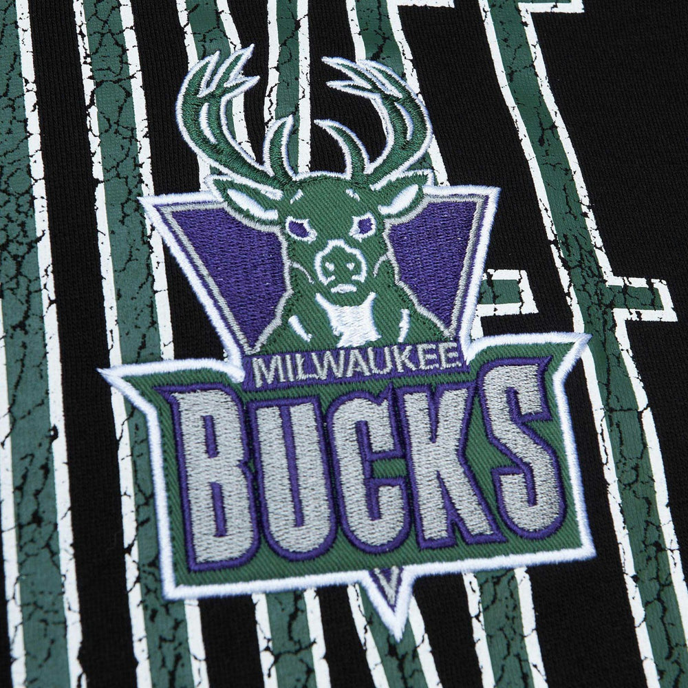 Milwaukee Bucks Hardwood Classics OG 2.0 Pullover Hoodie - Black | Mitchell & Ness outlet