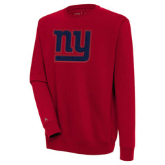 New York Giants Antigua Victory Crewneck Pullover Sweatshirt - Red sale
