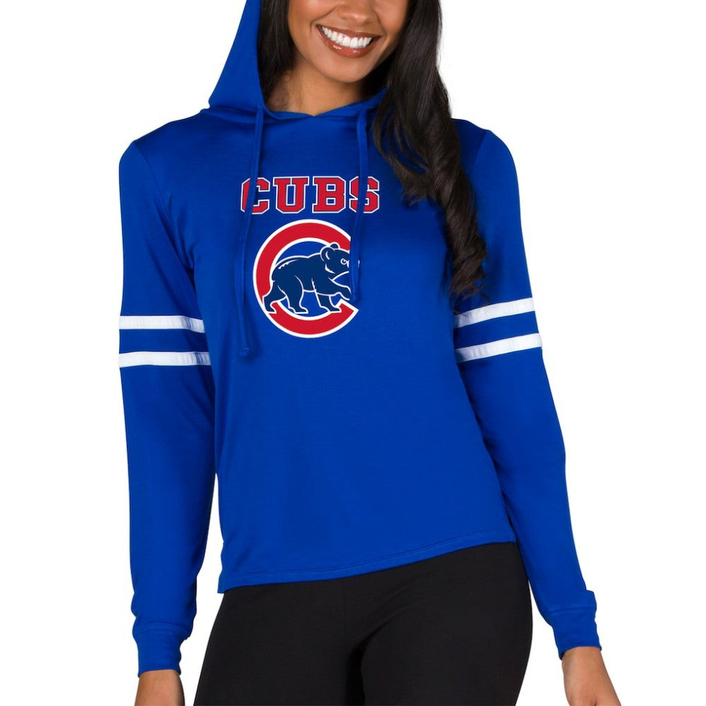 Chicago Cubs Concepts Sport Women's Marathon Lightweight Lounge Pullover Hoodie - Royal