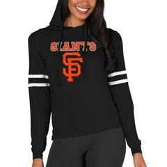 San Francisco Giants Concepts Sport Women's Marathon Lightweight Lounge Pullover Hoodie - Black