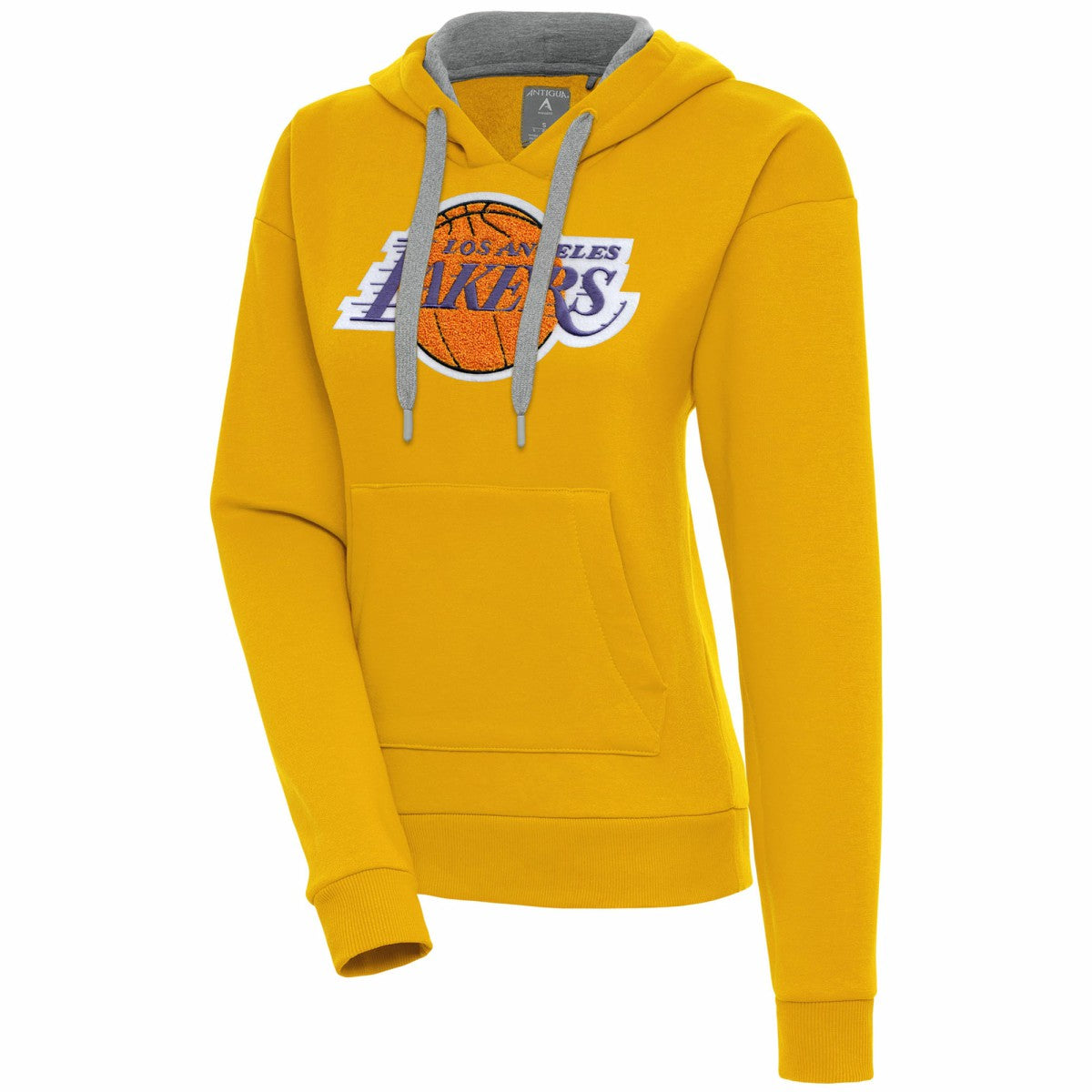 Los Angeles Lakers Antigua Women's Victory Pullover Hoodie - Gold discount