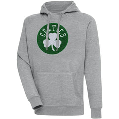 Boston Celtics Antigua Victory Pullover Hoodie - Heather Gray outlet