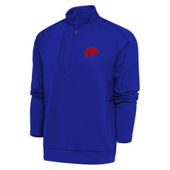 Buffalo Bills Adult Throwback Logo Generation Quarter-Zip Pullover Top - Royal for sale