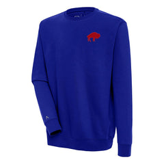 Buffalo Bills Adult Throwback Logo Victory Pullover Sweatshirt - Royal sale