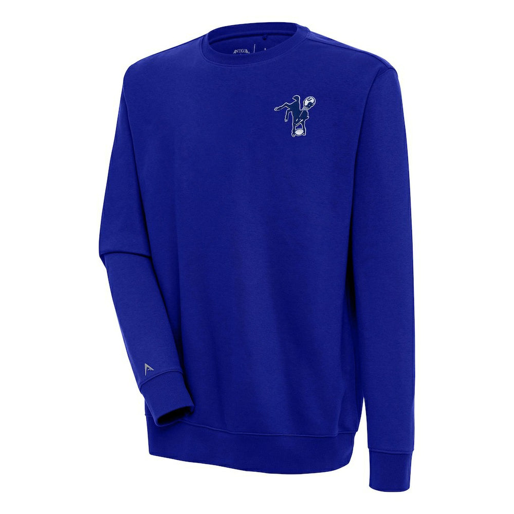 Indianapolis Colts Adult Throwback Logo Victory Pullover Sweatshirt - Royal outlet