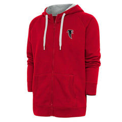 Atlanta Falcons Adult Throwback Logo Victory Full-Zip Hoodie - Red for sale