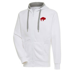 Buffalo Bills Adult Throwback Logo Victory Full-Zip Hoodie - White for sale