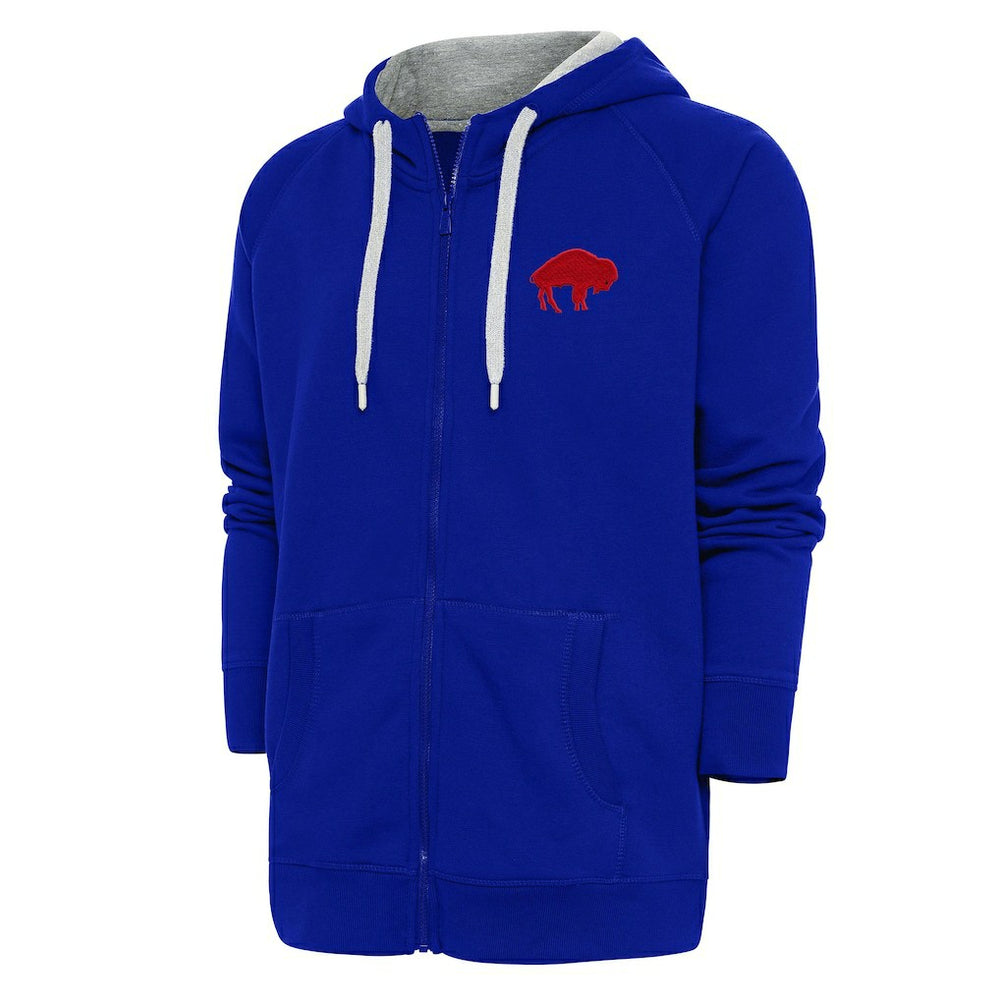 Buffalo Bills Adult Throwback Logo Victory Full-Zip Hoodie - Royal sale