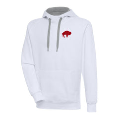 Buffalo Bills Adult Throwback Logo Victory Pullover Hoodie - White online