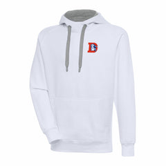 Denver Broncos Adult Throwback Logo Victory Pullover Hoodie - White online