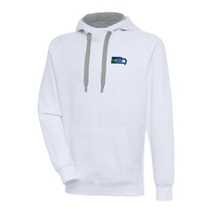 Seattle Seahawks Adult Throwback Logo Victory Pullover Hoodie - White sale