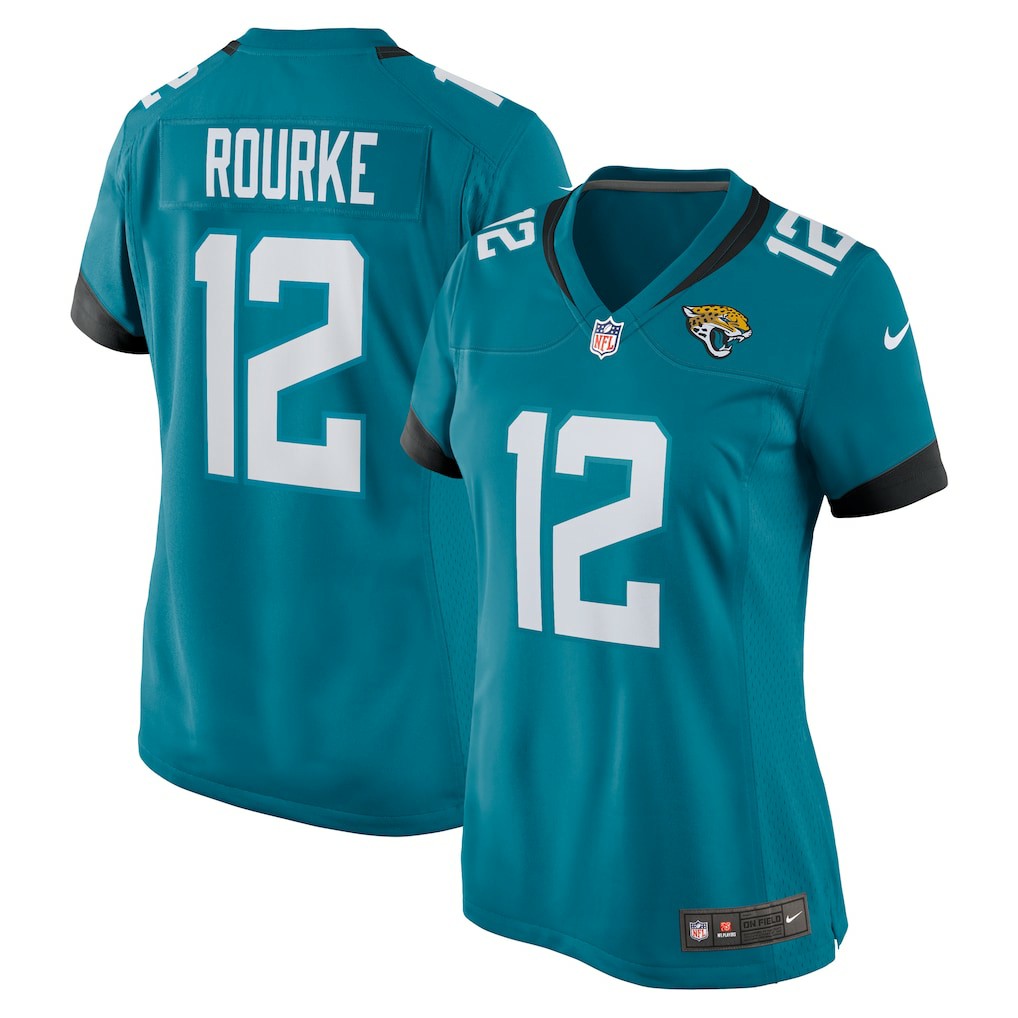 Nathan Rourke Jacksonville Jaguars Women's Team Game Jersey - Teal | Nike online