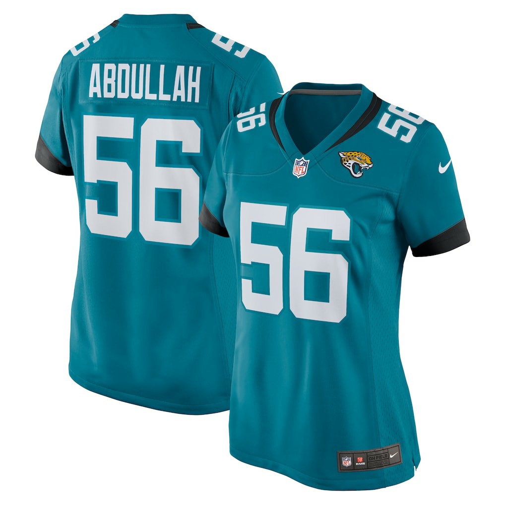Yasir Abdullah Jacksonville Jaguars Women's Team Game Jersey - Teal | Nike discount