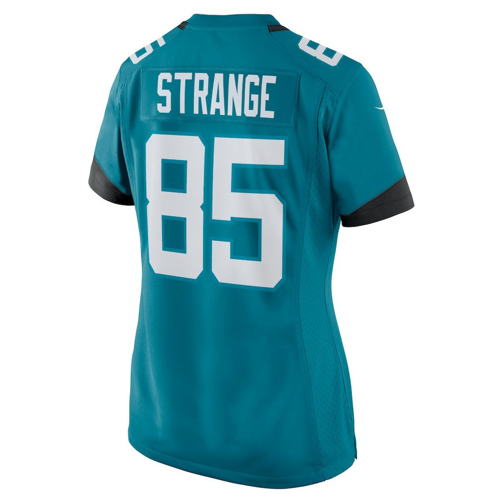 Brenton Strange Jacksonville Jaguars Women's Team Game Jersey - Teal | Nike online
