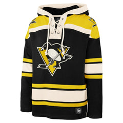 Pittsburgh Penguins '47 Big & Tall Superior Lacer Pullover Hoodie Black