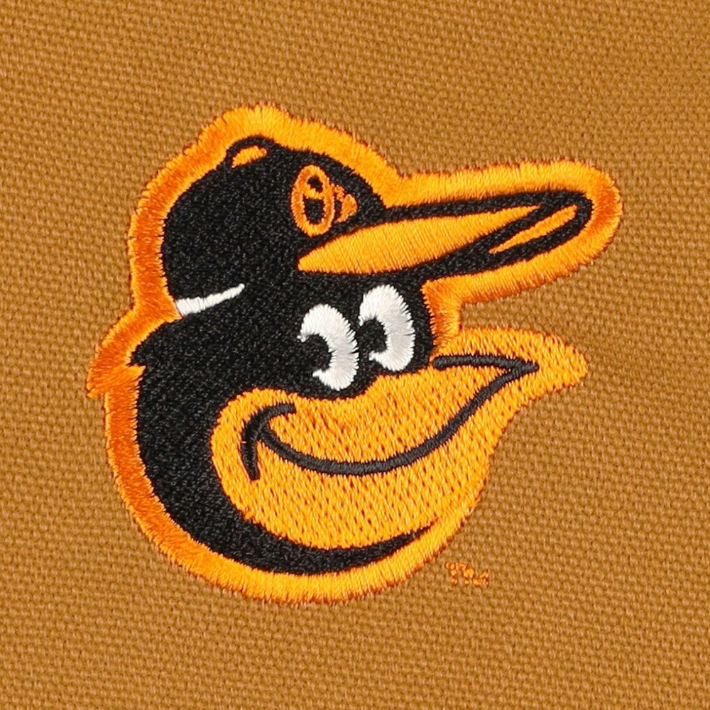 Baltimore Orioles Dunbrooke Dakota Work Full-Zip Hoodie Jacket - Brown