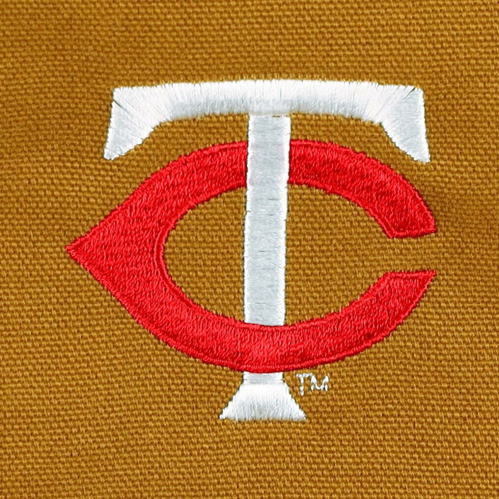 Minnesota Twins Dunbrooke Dakota Work Full-Zip Hoodie Jacket - Brown