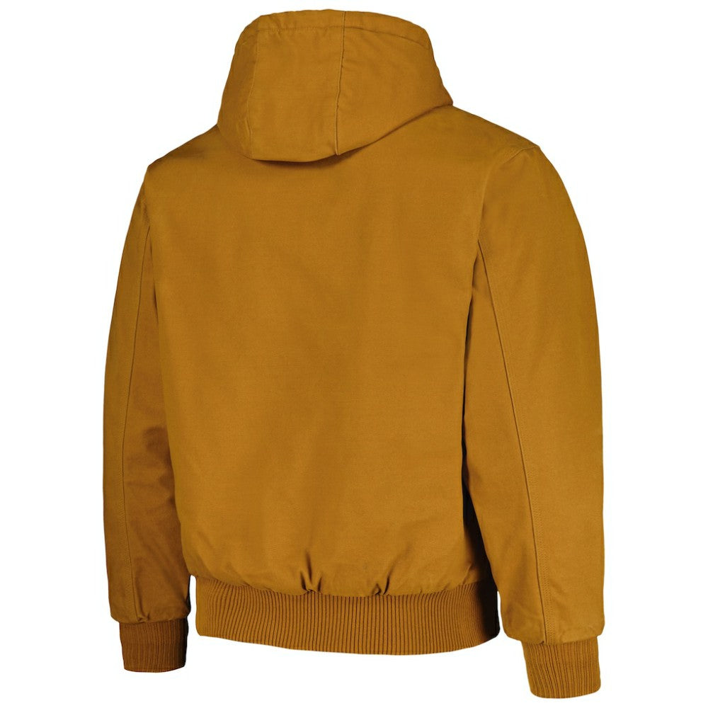 New York Yankees Dunbrooke Dakota Work Full-Zip Hoodie Jacket - Brown