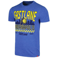 Sportiqe Fastlane x Indiana Pacers Tri-Blend T-Shirt - Blue on sale