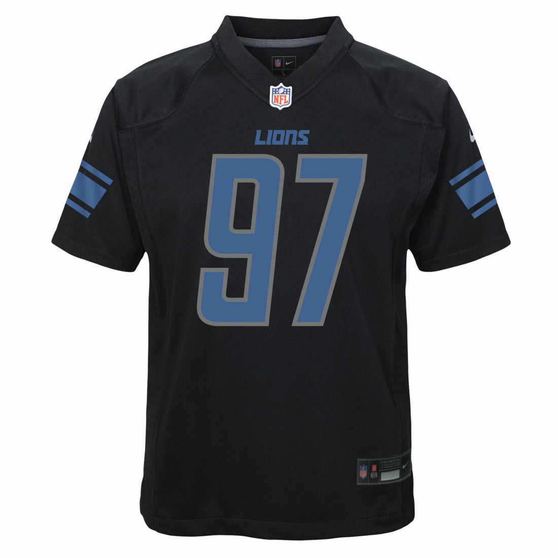 Aidan Hutchinson Detroit Lions Youth Game Jersey - Black | Nike discount