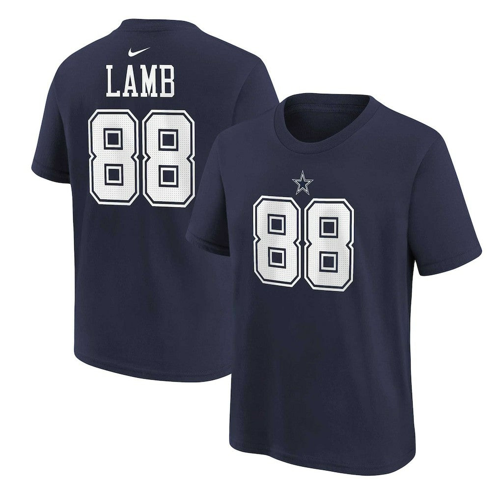 CeeDee Lamb Dallas Cowboys Preschool Player Name & Number T-Shirt - Navy | Nike on sale