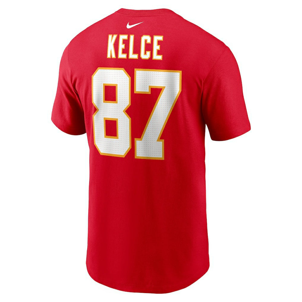Travis Kelce Kansas City Chiefs Player Name & Number T-Shirt - Red | Nike on sale