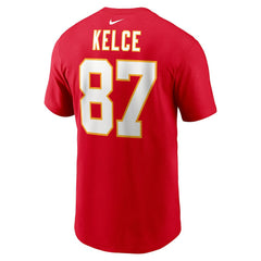 Travis Kelce Kansas City Chiefs Player Name & Number T-Shirt - Red | Nike on sale