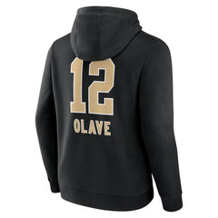 Chris Olave New Orleans Saints Team Wordmark Player Name & Number Pullover Hoodie - Black sale
