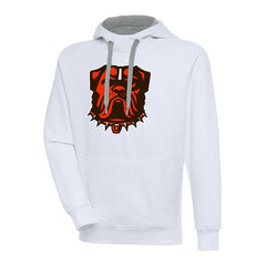 Cleveland Browns Antigua Victory Pullover Hoodie - White cheap