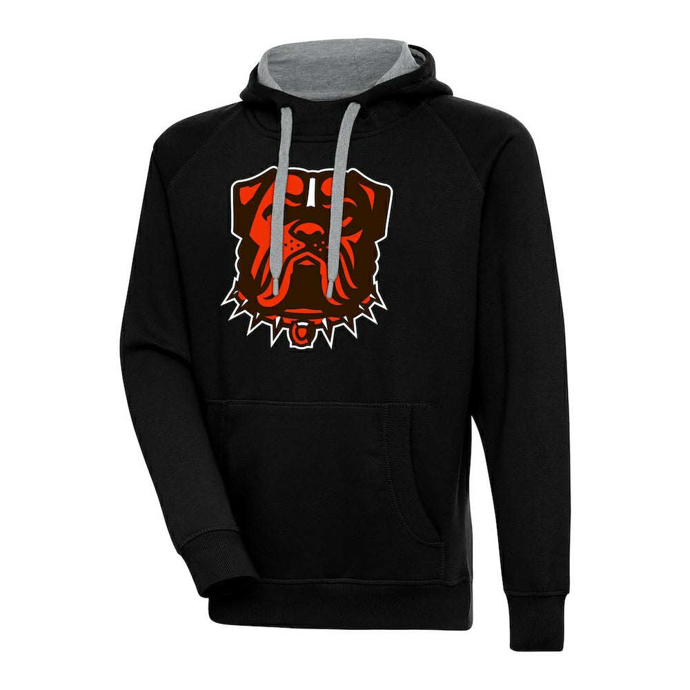 Cleveland Browns Antigua Victory Pullover Hoodie - Black for sale