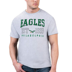 Philadelphia Eagles Starter Retro Team Graphic T-Shirt - Gray on sale