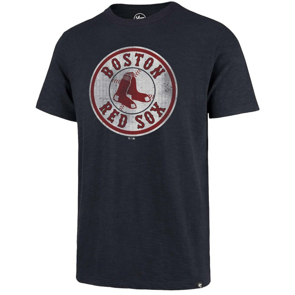 Boston Red Sox Circle Logo Scrum T-Shirt - Navy | 47 brand