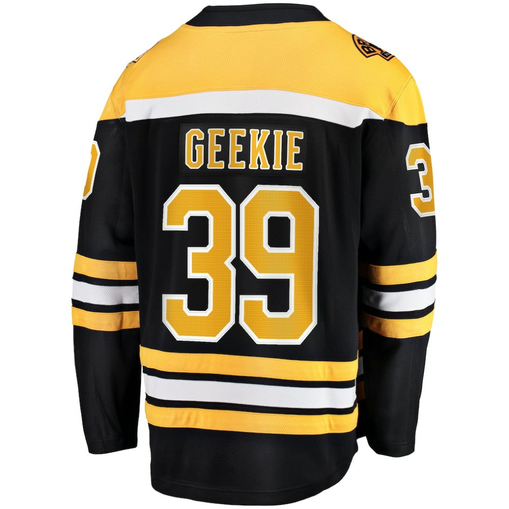 Morgan Geekie Boston Bruins Fanatics Home Breakaway Jersey Black