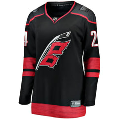 Seth Jarvis Carolina Hurricanes Fanatics Women's Home Breakaway Player Jersey Black