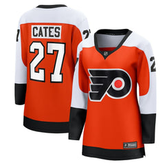 Noah Cates Philadelphia Flyers Fanatics Women's Home Breakaway Player Jersey Orange